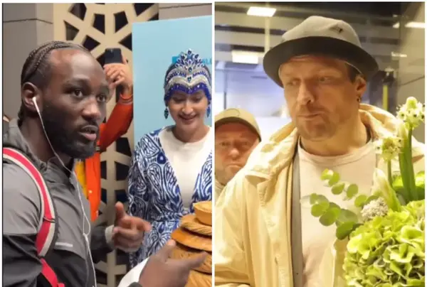 Теренс Кроуфорд пен Александр Усик Ташкентке арнайы келді