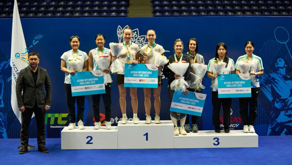 Astana International Challenge 2025 халықаралық бадминтон турнирі мәресіне жетті