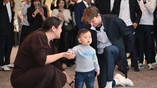 Александр Бублик тұсау кесу рәсімін өткізді