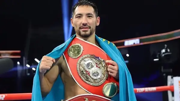Жәнібек Әлімханұлы WBO рейтингінде «Канелодан» кейінгі екінші орынға көтерілді